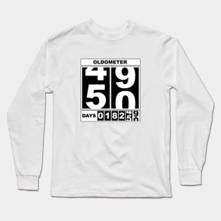 50th Birthday Oldometer Long Sleeve T-Shirt